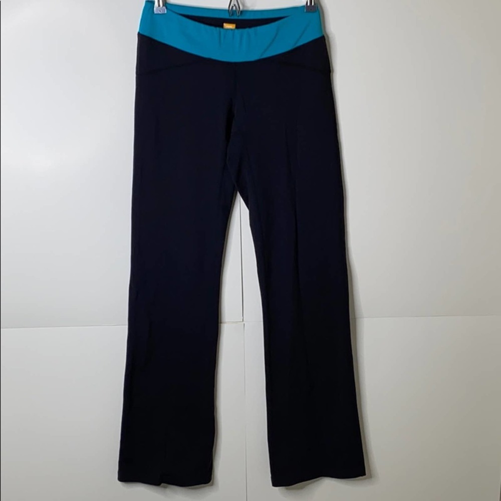 Lucy Power Yoga Pants Black Blue Waist Small 💚 SALE
